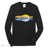 Alaska Mountain Reflections Denali Mountain Souvenir Long Sleeve Shirt thumb 0