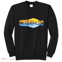Alaska Mountain Reflections Denali Mountain Souvenir Sweatshirt thumb 0