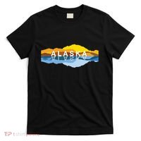 Alaska Mountain Reflections Denali Mountain Souvenir T-Shirt thumb 0