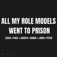 All My Role Models Went To Prison Jesus Paul Joseph Daniel Peter John Pom Pom 12in Knit Beanie thumb 2