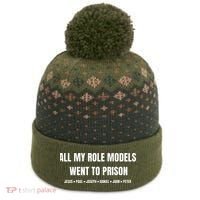 All My Role Models Went To Prison Jesus Paul Joseph Daniel Peter John The Baniff Cuffed Pom Beanie thumb 0