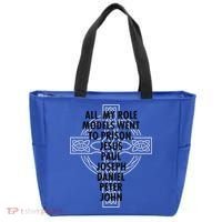 All My Role Models Went To Prison Jesus Tote Bag thumb 0