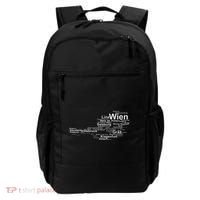 Austria Map Silhouette Cities Towns Travel Vacation Vienna Backpack thumb 0