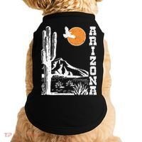 Arizona Mountain Sedona Desert Sun And Cactus Doggie Tank thumb 0
