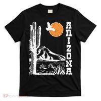 Arizona Mountain Sedona Desert Sun And Cactus T-Shirt thumb 0