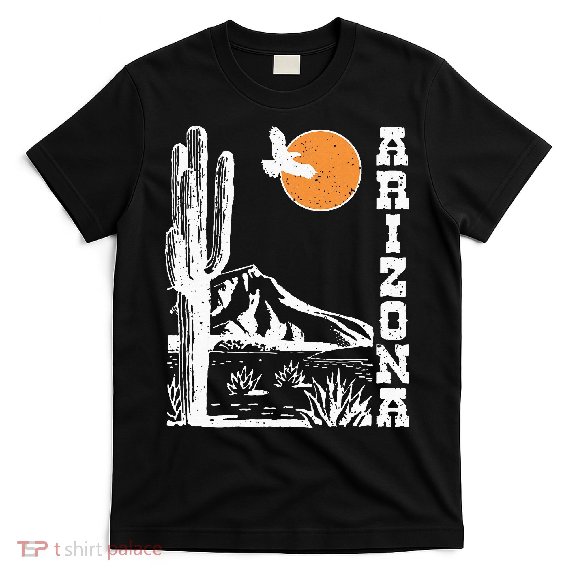 Arizona Mountain Sedona Desert Sun And Cactus T-Shirt