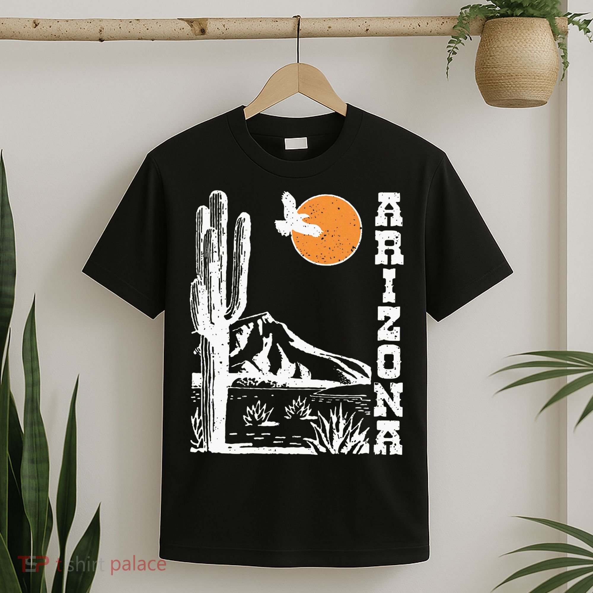 Arizona Mountain Sedona Desert Sun And Cactus T-Shirt