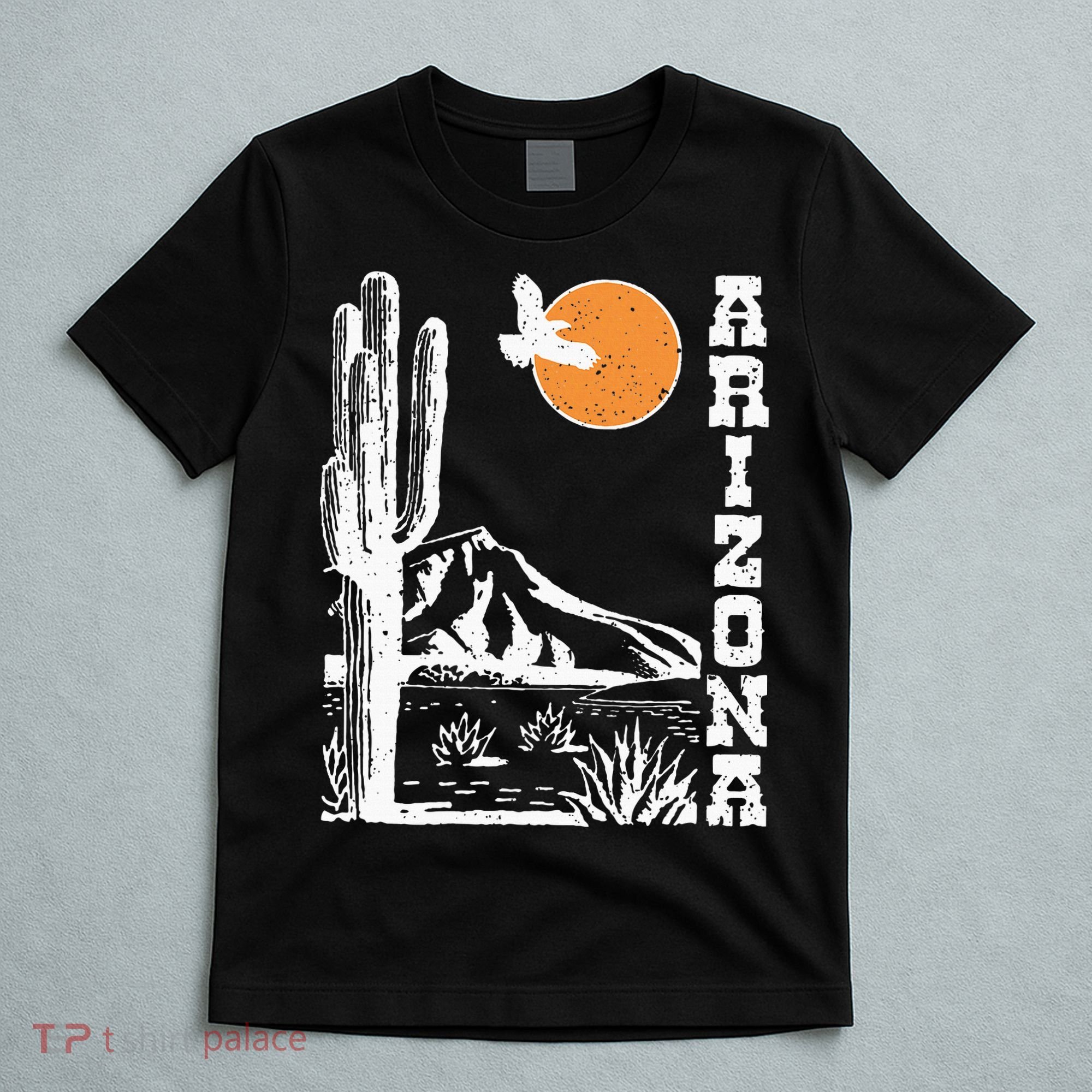 Arizona Mountain Sedona Desert Sun And Cactus T-Shirt