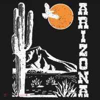 Arizona Mountain Sedona Desert Sun And Cactus Baby Bodysuit thumb 2