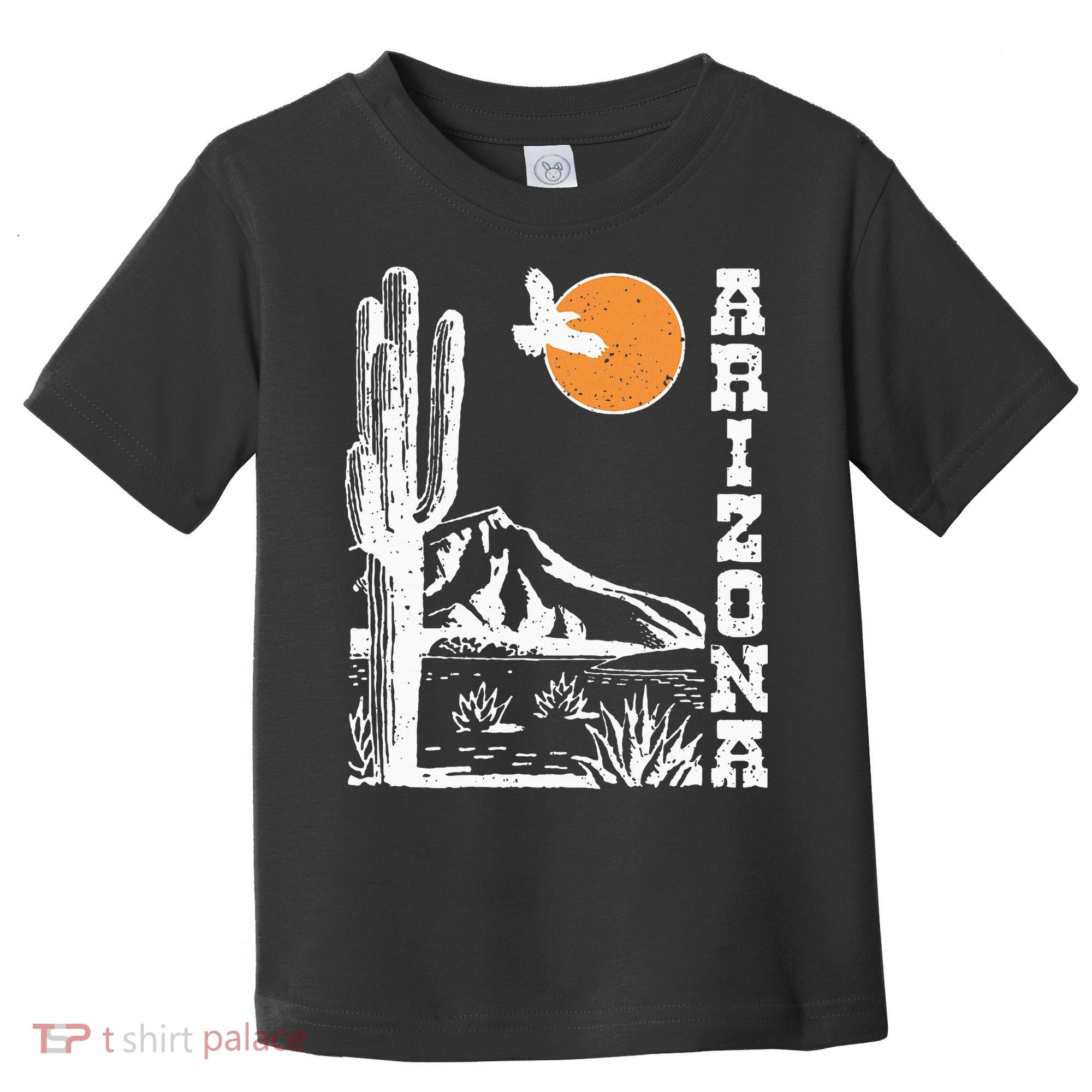 Arizona Mountain Sedona Desert Sun And Cactus Toddler T-Shirt