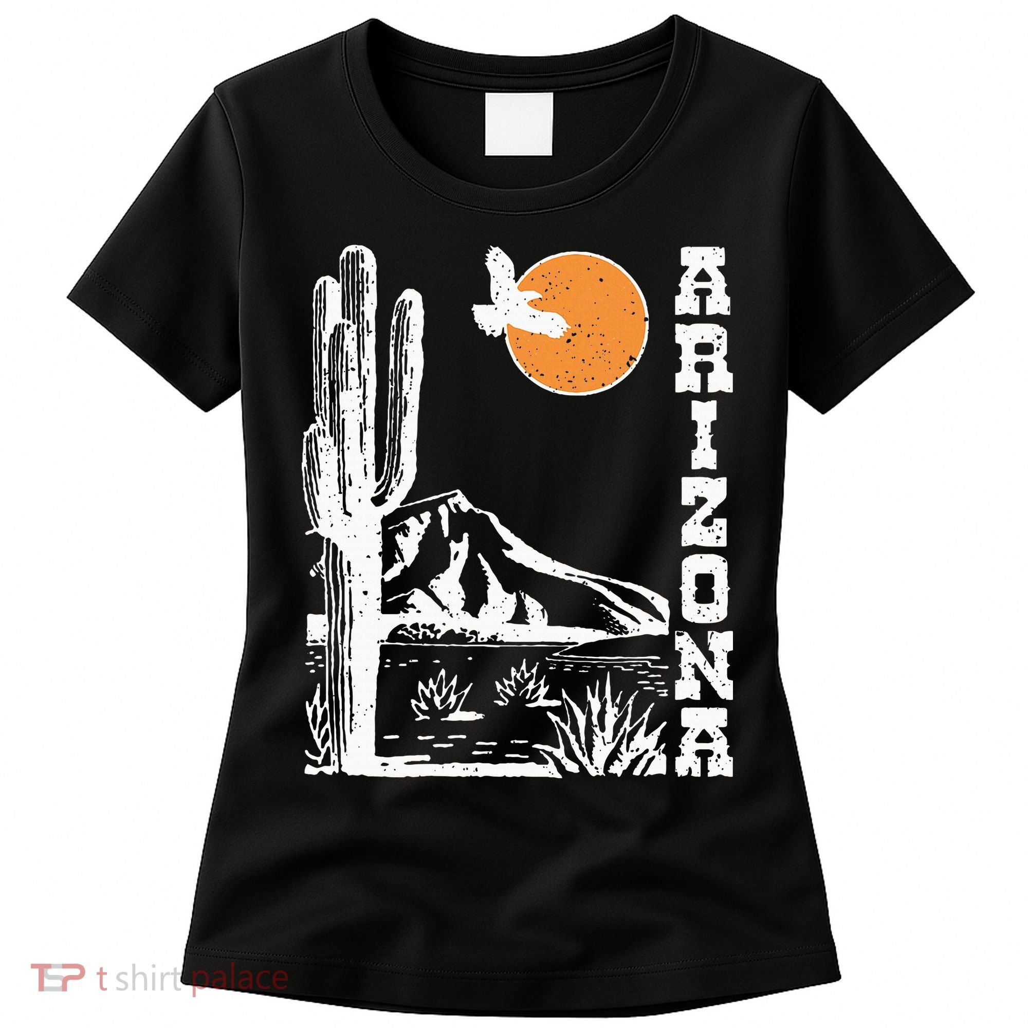 Arizona Mountain Sedona Desert Sun And Cactus Women's T-Shirt