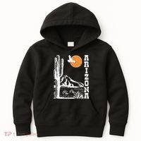 Arizona Mountain Sedona Desert Sun And Cactus Kids Hoodie thumb 0