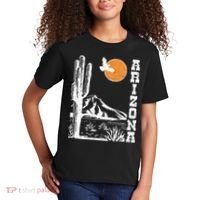 Arizona Mountain Sedona Desert Sun And Cactus Kids T-Shirt thumb 2