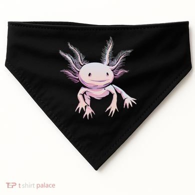 Axolotl Mexican Salamander Drawing Lizard Realistic Axolotl  USA-Made Doggie Bandana