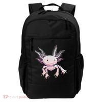 Axolotl Mexican Salamander Drawing Lizard Realistic Axolotl  Backpack thumb 0
