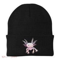 Axolotl Mexican Salamander Drawing Lizard Realistic Axolotl  Beanie thumb 0