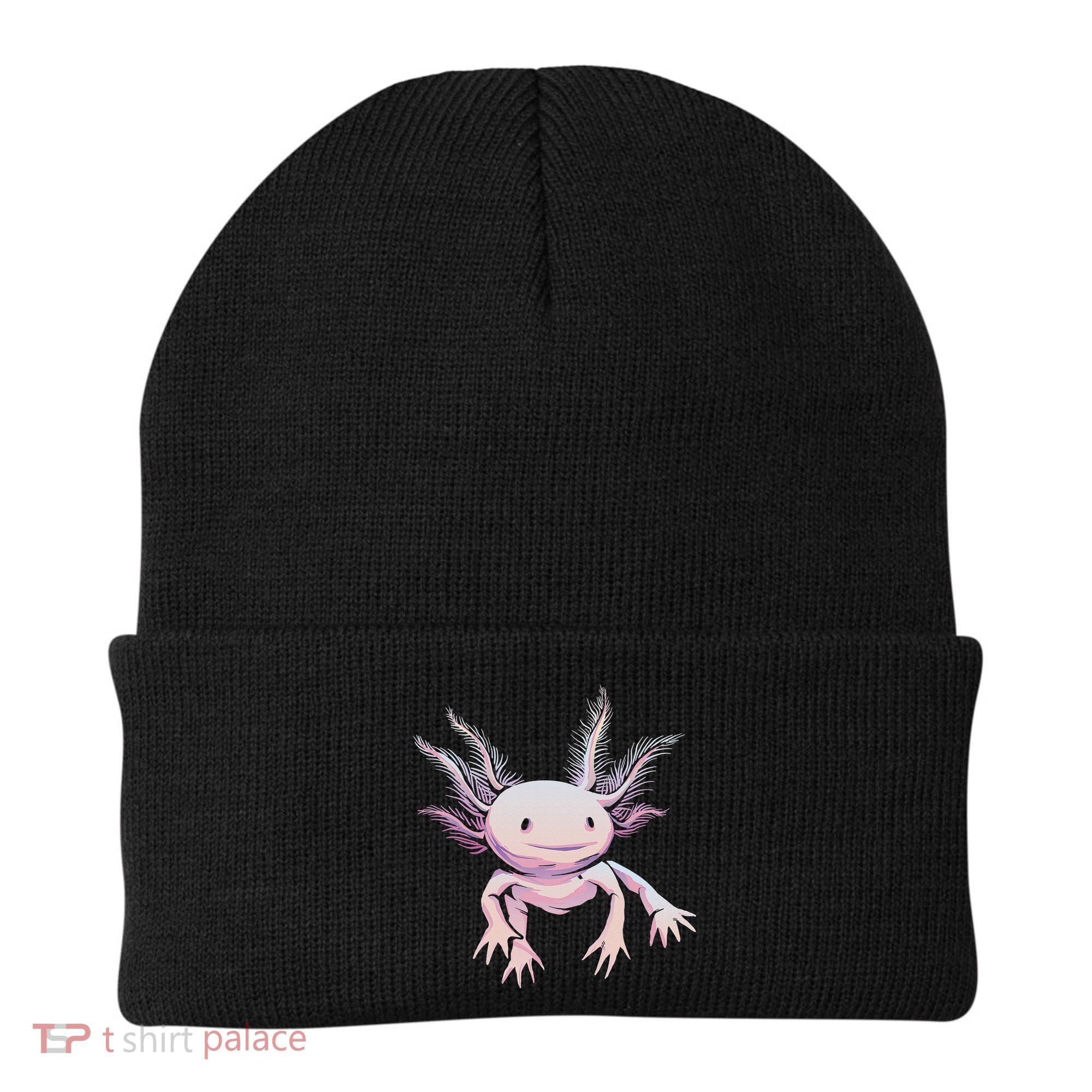 Axolotl Mexican Salamander Drawing Lizard Realistic Axolotl  Beanie