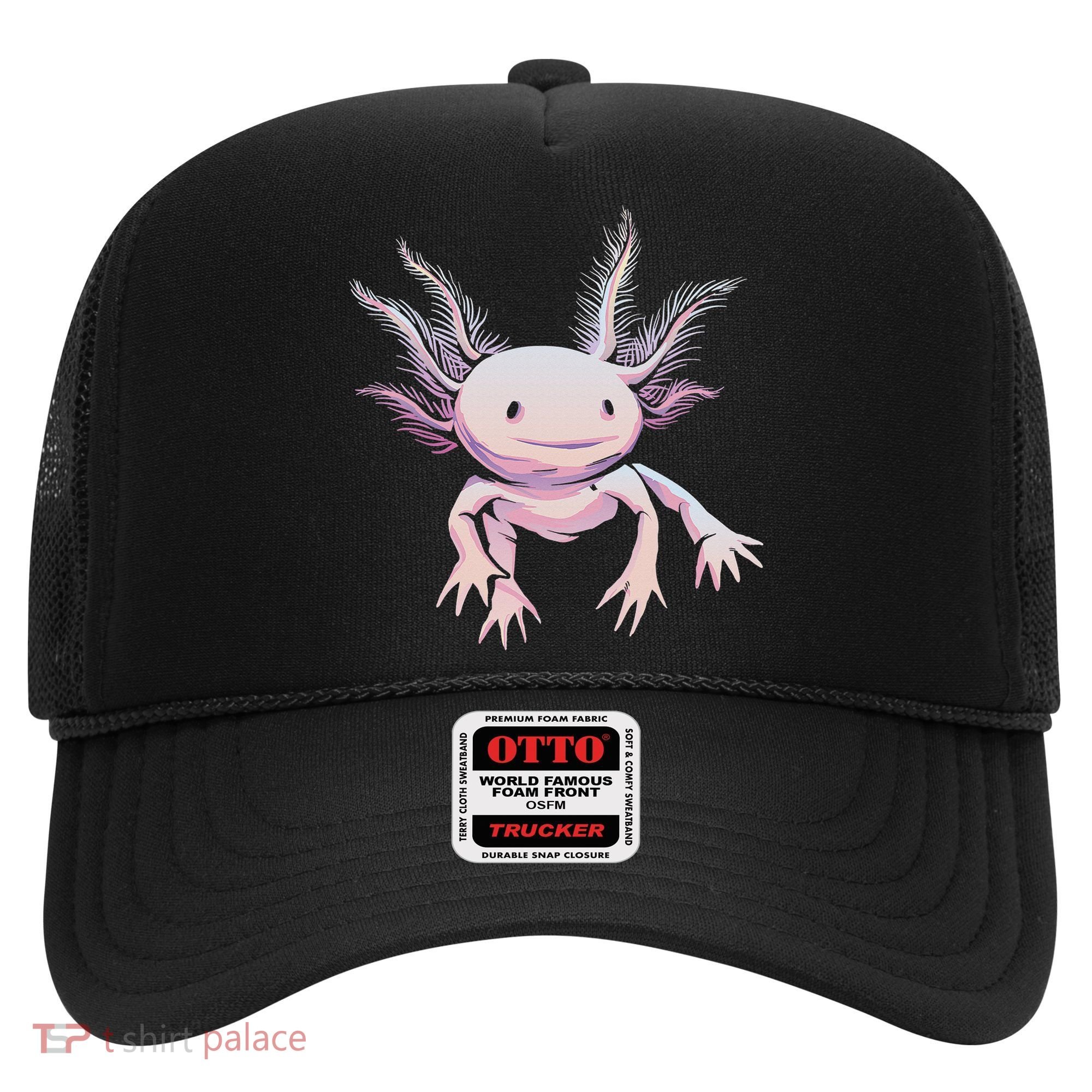 Axolotl Mexican Salamander Drawing Lizard Realistic Axolotl  Hat