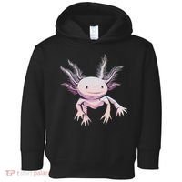 Axolotl Mexican Salamander Drawing Lizard Realistic Axolotl  Toddler Hoodie thumb 0
