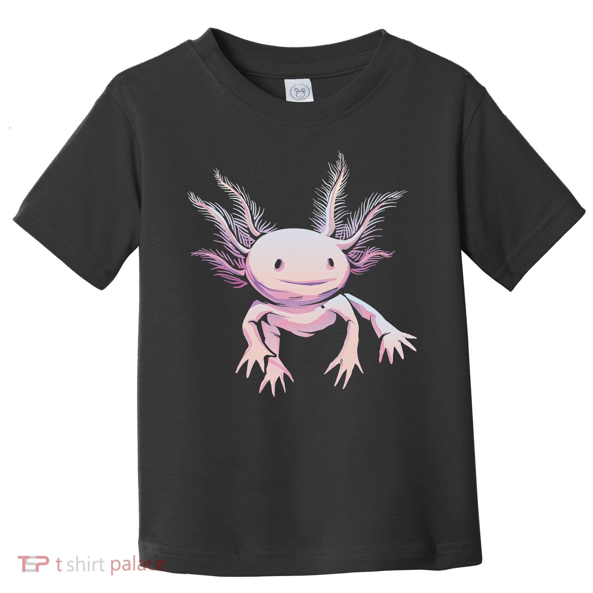 Axolotl Mexican Salamander Drawing Lizard Realistic Axolotl  Toddler T-Shirt