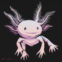 Axolotl Mexican Salamander Drawing Lizard Realistic Axolotl  Women's T-Shirt thumb 6