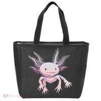Axolotl Mexican Salamander Drawing Lizard Realistic Axolotl  Tote Bag thumb 0