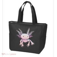 Axolotl Mexican Salamander Drawing Lizard Realistic Axolotl  Tote Bag thumb 3