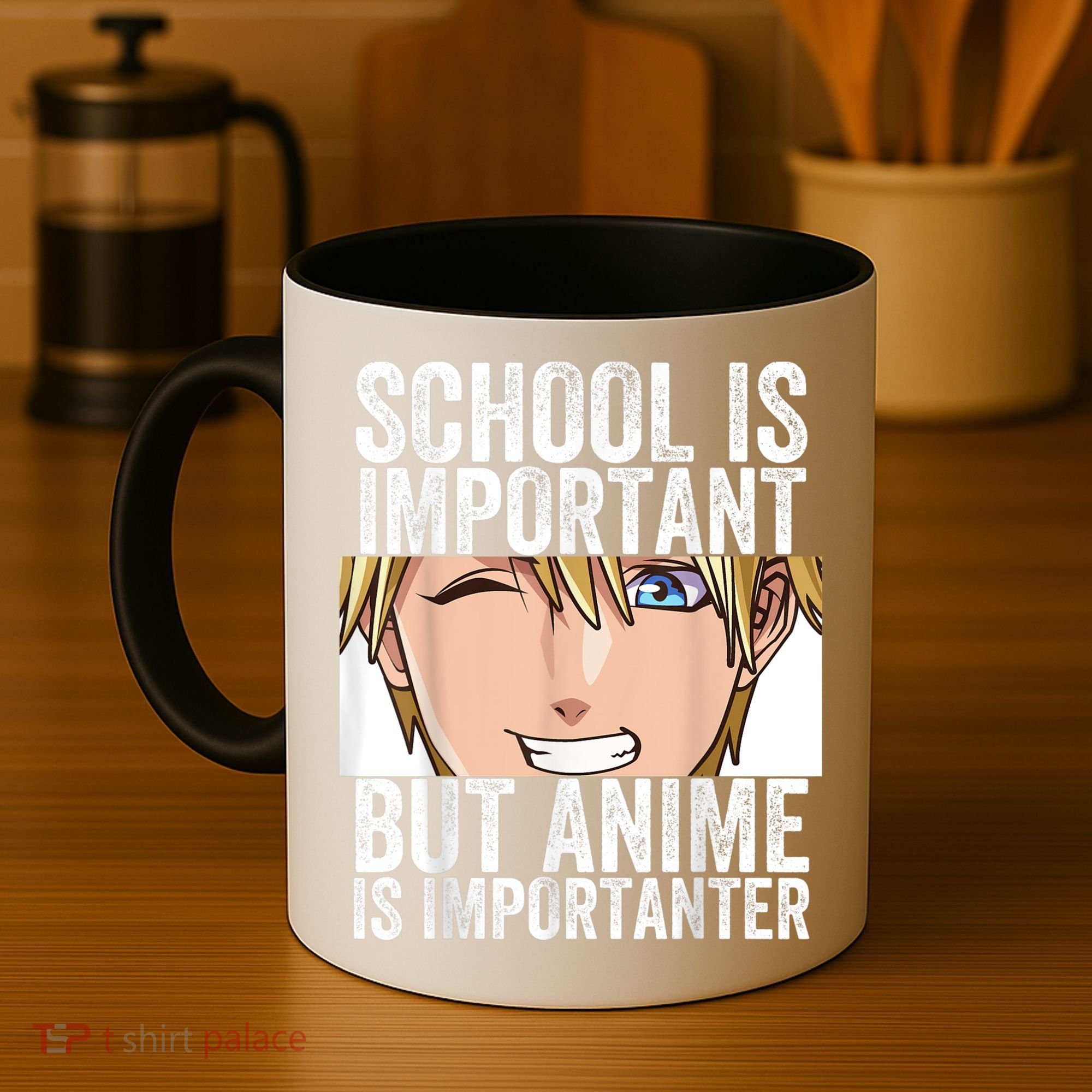 Anime Merch School Is Important But Anime Is Importanter Coffee Mug