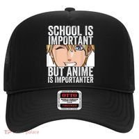 Anime Merch School Is Important But Anime Is Importanter Hat thumb 0