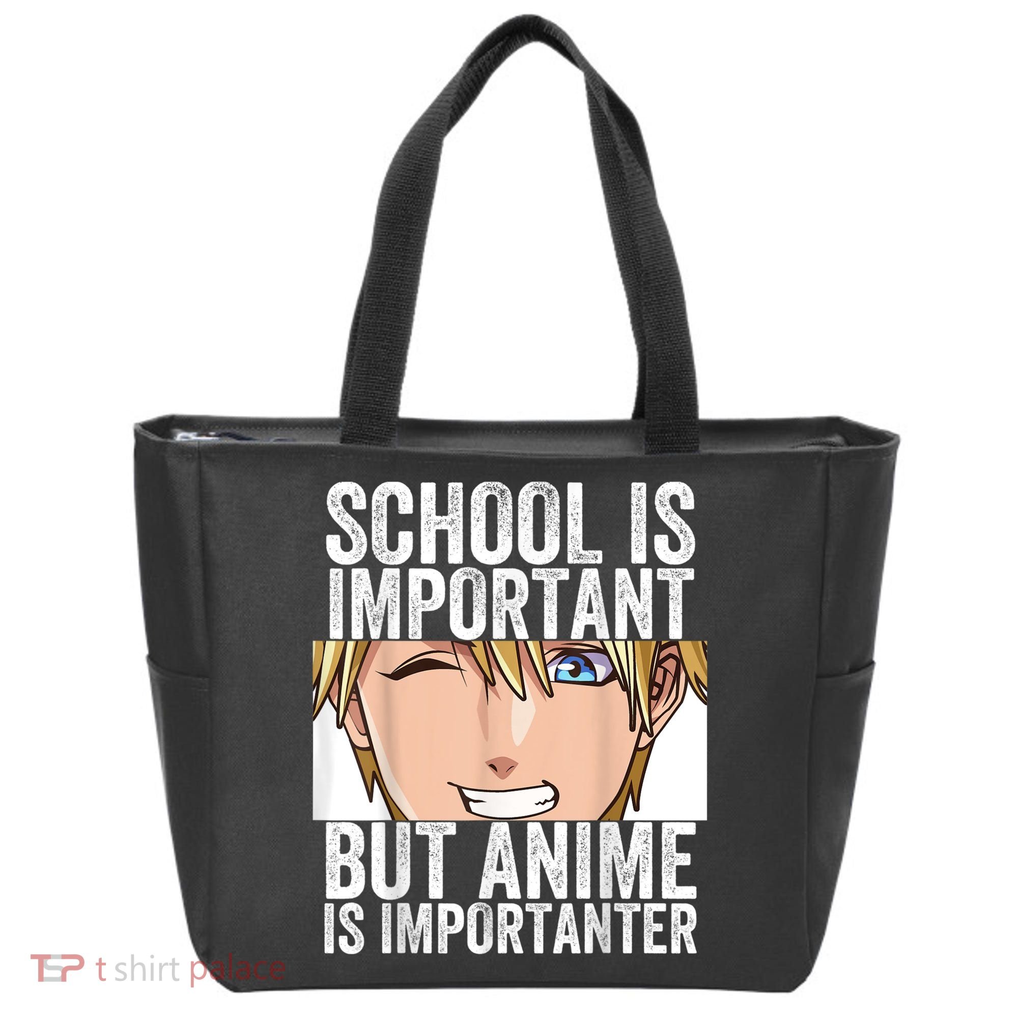 Anime Merch School Is Important But Anime Is Importanter Tote Bag