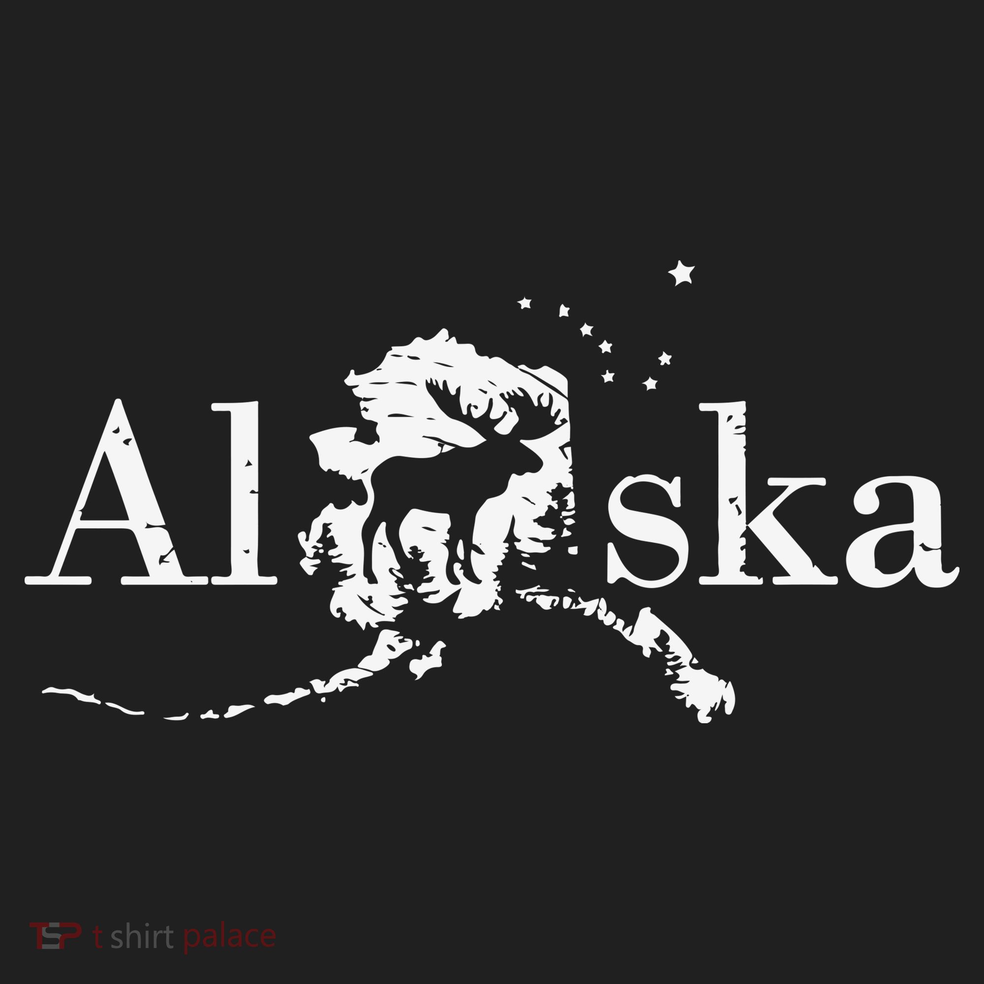 Alaska Map State Comfort Colors Boxy T-Shirt