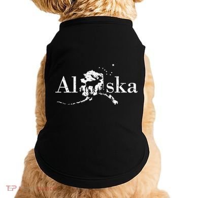 Alaska Map State Doggie Tank