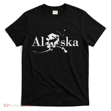 Alaska Map State T-Shirt