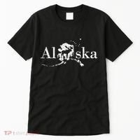 Alaska Map State Tall T-Shirt thumb 0