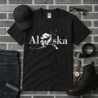 Alaska Map State Tall T-Shirt thumb 3