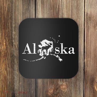 Alaska Map State Coaster
