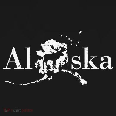 Alaska Map State Women's T-Shirt