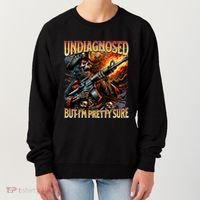 Autism Meme Skeleton Tism Undiagnosed But Im Pretty Sure Cool Gift Women's Sweatshirt thumb 0