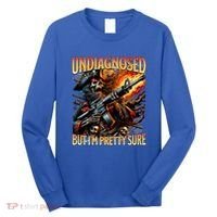 Autism Meme Skeleton Tism Undiagnosed But Im Pretty Sure Cool Gift Long Sleeve Shirt thumb 0