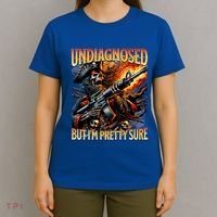 Autism Meme Skeleton Tism Undiagnosed But Im Pretty Sure Cool Gift T-Shirt thumb 4