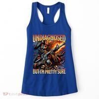 Autism Meme Skeleton Tism Undiagnosed But Im Pretty Sure Cool Gift Women's Tank Top thumb 0