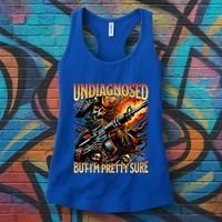 Autism Meme Skeleton Tism Undiagnosed But Im Pretty Sure Cool Gift Women's Tank Top thumb 3