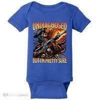 Autism Meme Skeleton Tism Undiagnosed But Im Pretty Sure Cool Gift Baby Bodysuit thumb 0