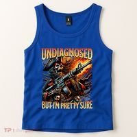 Autism Meme Skeleton Tism Undiagnosed But Im Pretty Sure Cool Gift Tank Top thumb 2