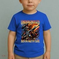 Autism Meme Skeleton Tism Undiagnosed But Im Pretty Sure Cool Gift Toddler T-Shirt thumb 2