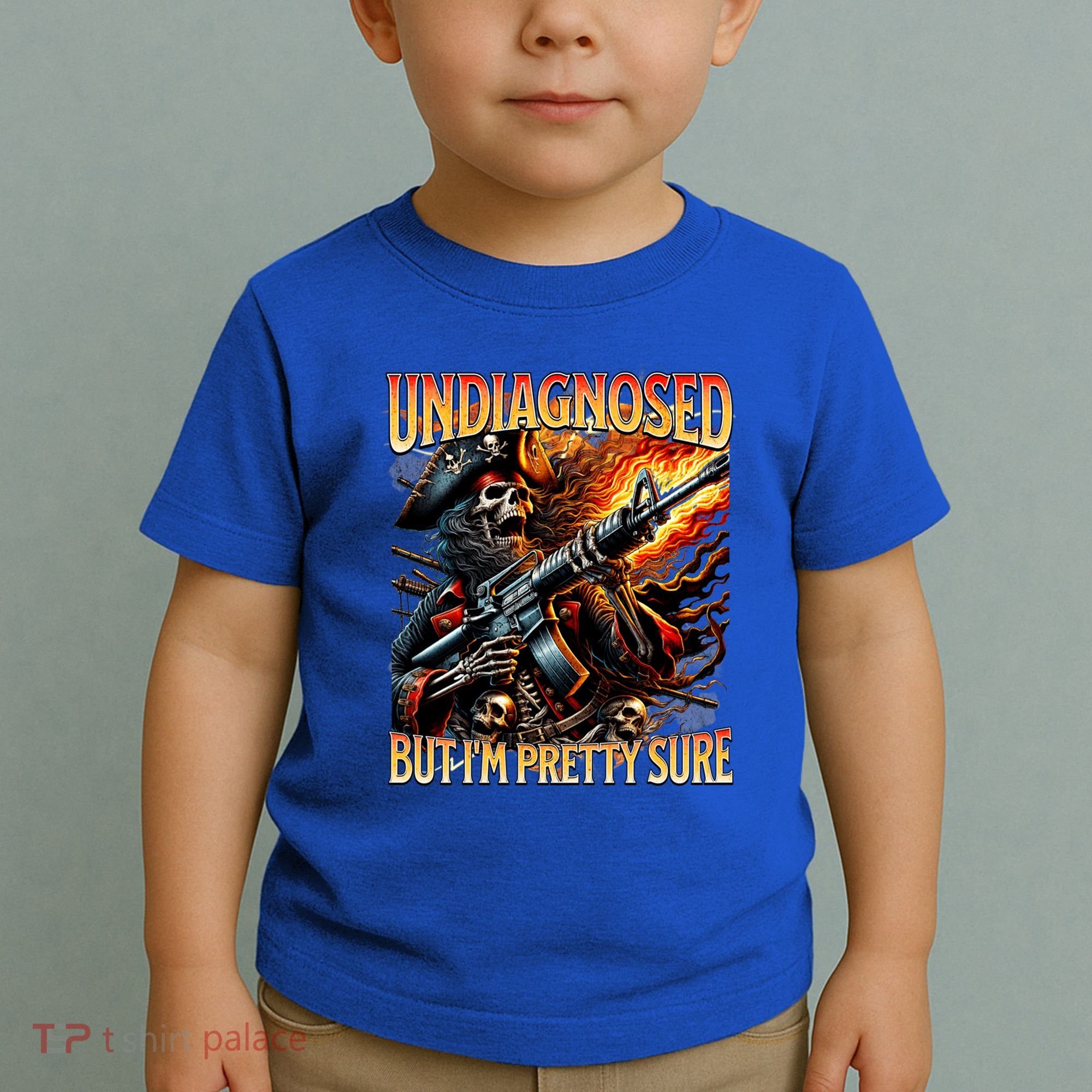 Autism Meme Skeleton Tism Undiagnosed But Im Pretty Sure Cool Gift Toddler T-Shirt