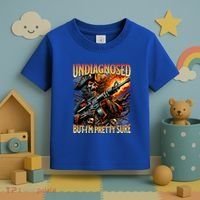 Autism Meme Skeleton Tism Undiagnosed But Im Pretty Sure Cool Gift Toddler T-Shirt thumb 3