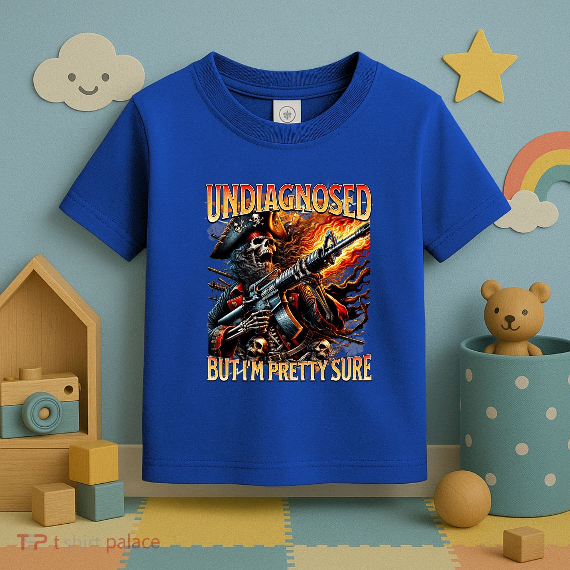 Autism Meme Skeleton Tism Undiagnosed But Im Pretty Sure Cool Gift Toddler T-Shirt