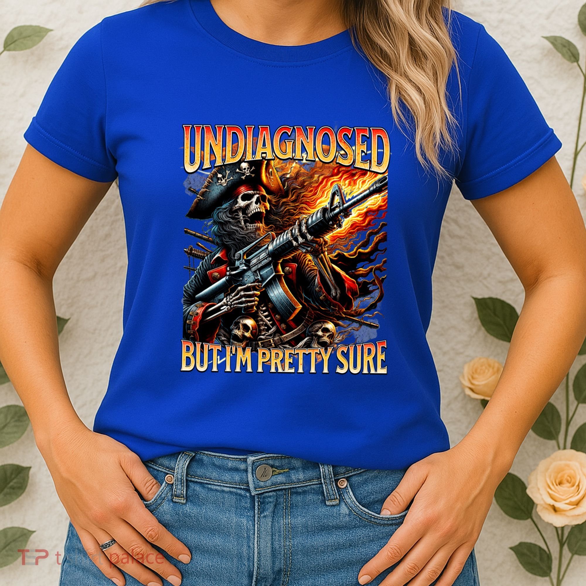 Autism Meme Skeleton Tism Undiagnosed But Im Pretty Sure Cool Gift Women's T-Shirt