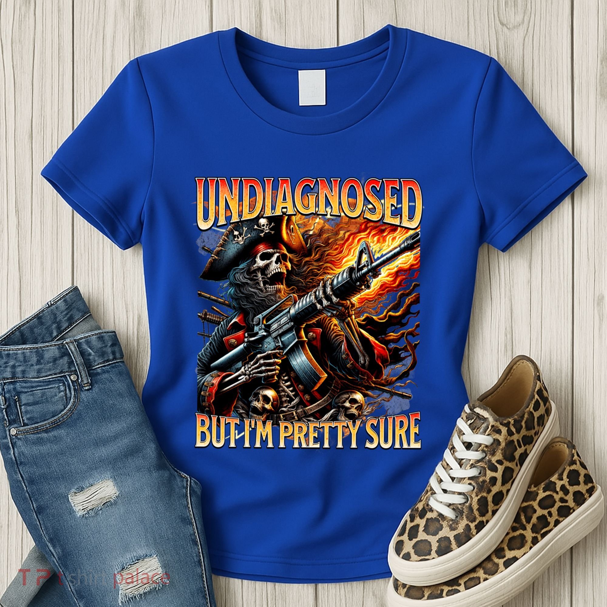 Autism Meme Skeleton Tism Undiagnosed But Im Pretty Sure Cool Gift Women's T-Shirt